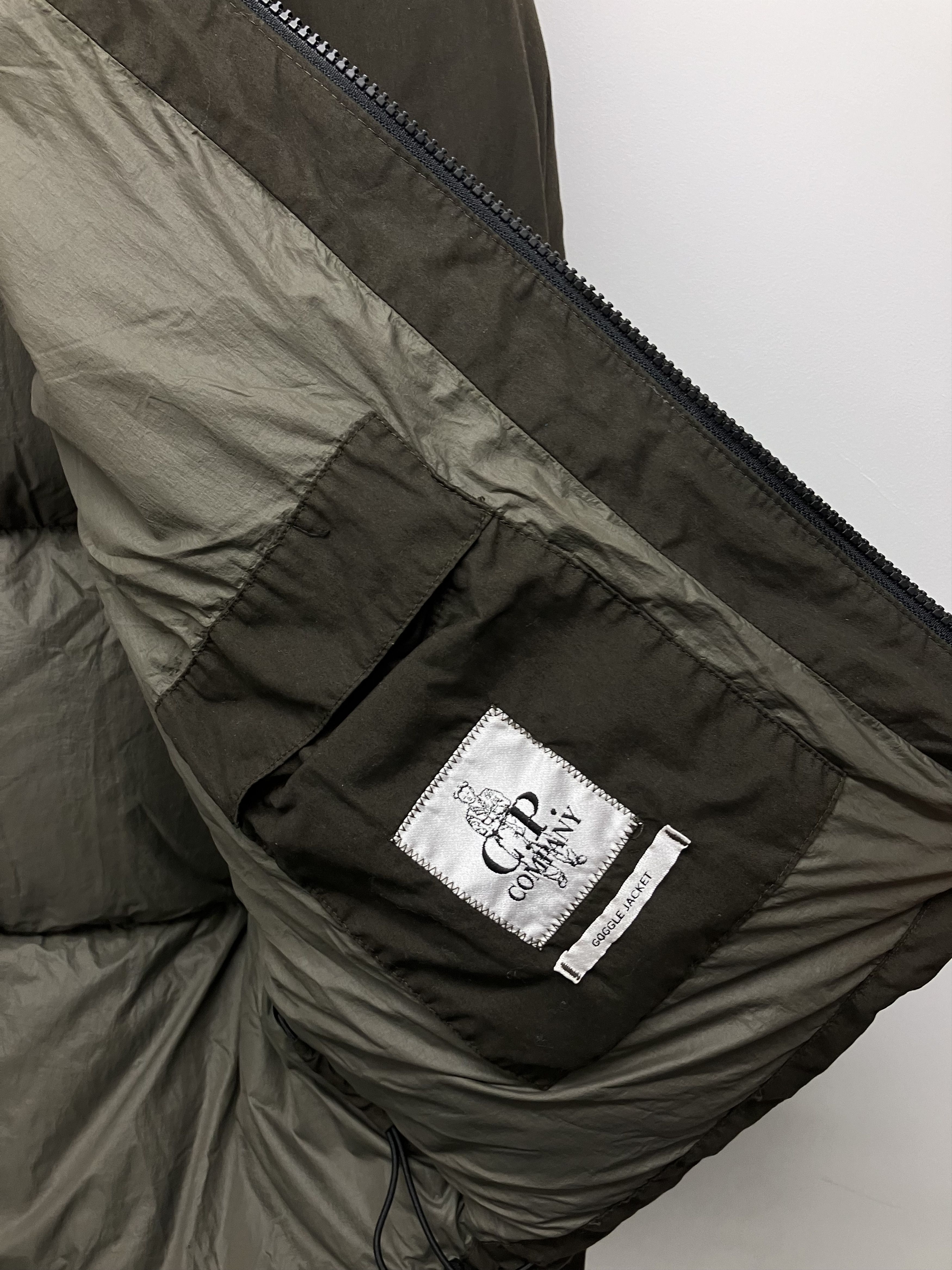 C.P. Company C.P. Company '50 Fili' Down Bomber Jacket - Khaki Size US L / EU 52-54 / 3 - 5 Thumbnail