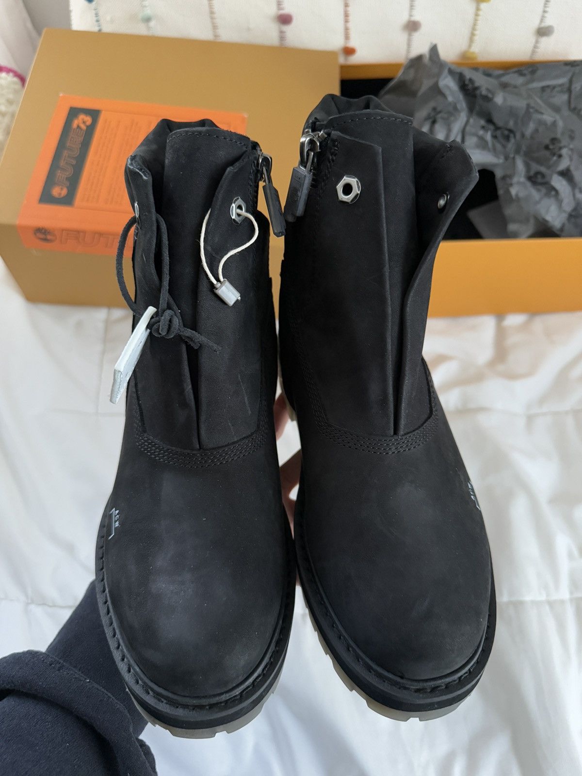 A-COLD-WALL* × Timberland Timberland X A Cold Wall Future 73 Leather 6 inch Boots Size US 6 / IT 36 - 2 Thumbnail