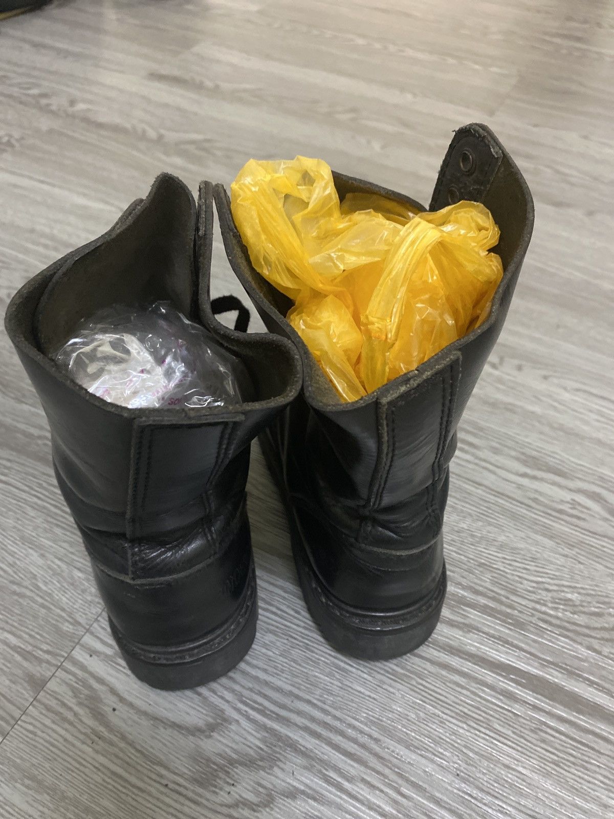 Undercover Undercover Jun Takahashi Black Leather Combat Boots Vibram Size US 7 / EU 40 - 12 Thumbnail
