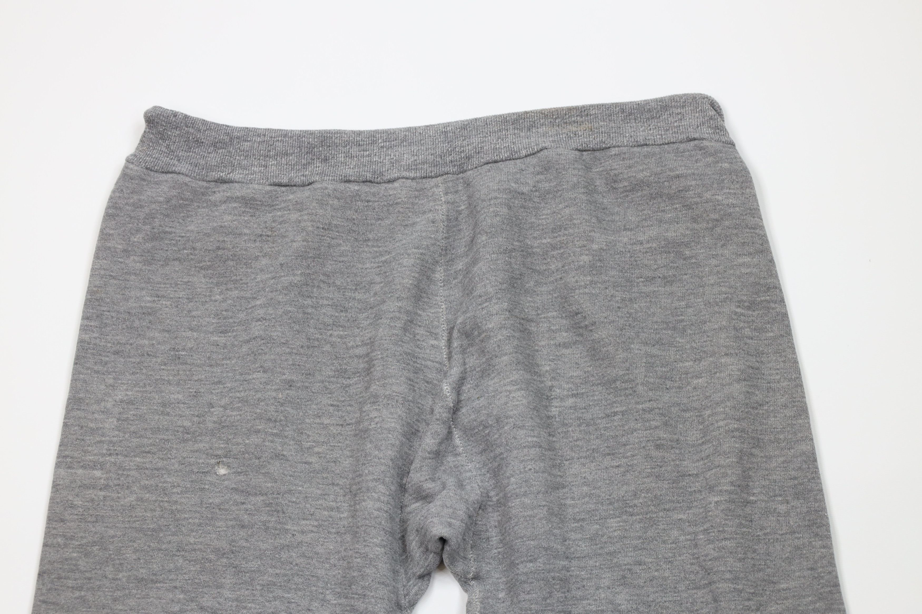 Vintage Vintage 70s Streetwear Triblend Sweatpants Heather Gray USA Size US 36 / EU 52 - 11 Thumbnail