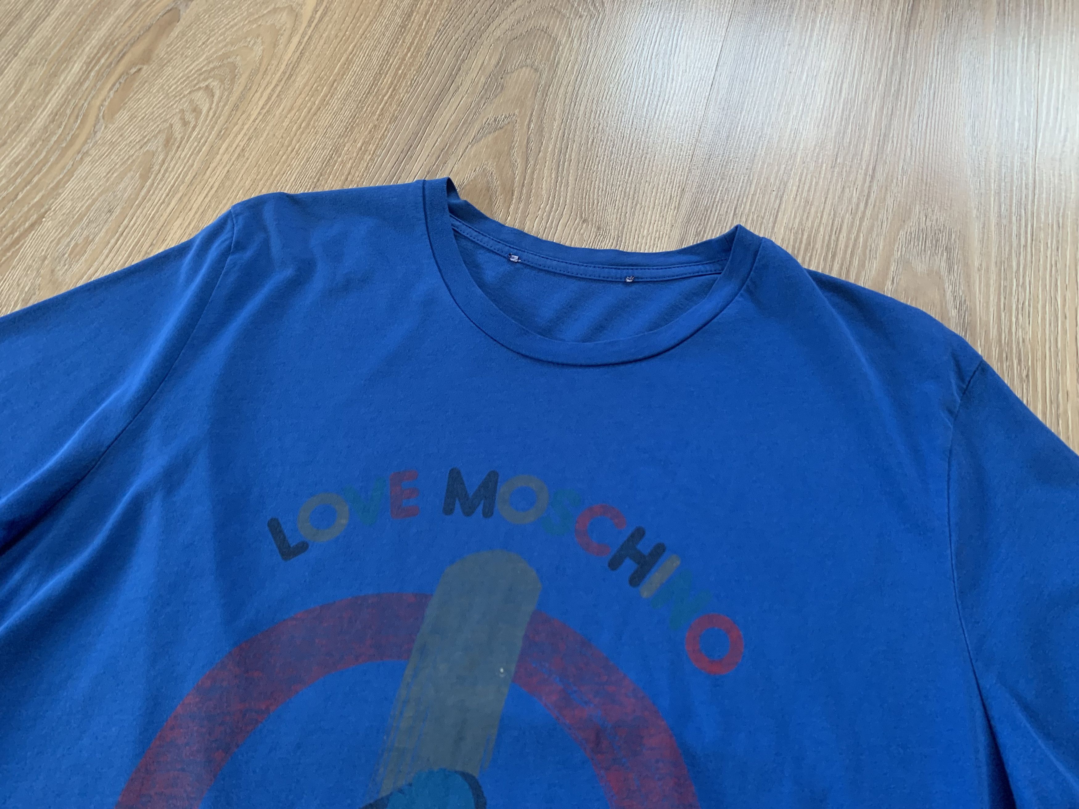 Moschino Vintage Love Moschino Peace Cotton T-Shirt Size US M / EU 48-50 / 2 - 4 Thumbnail