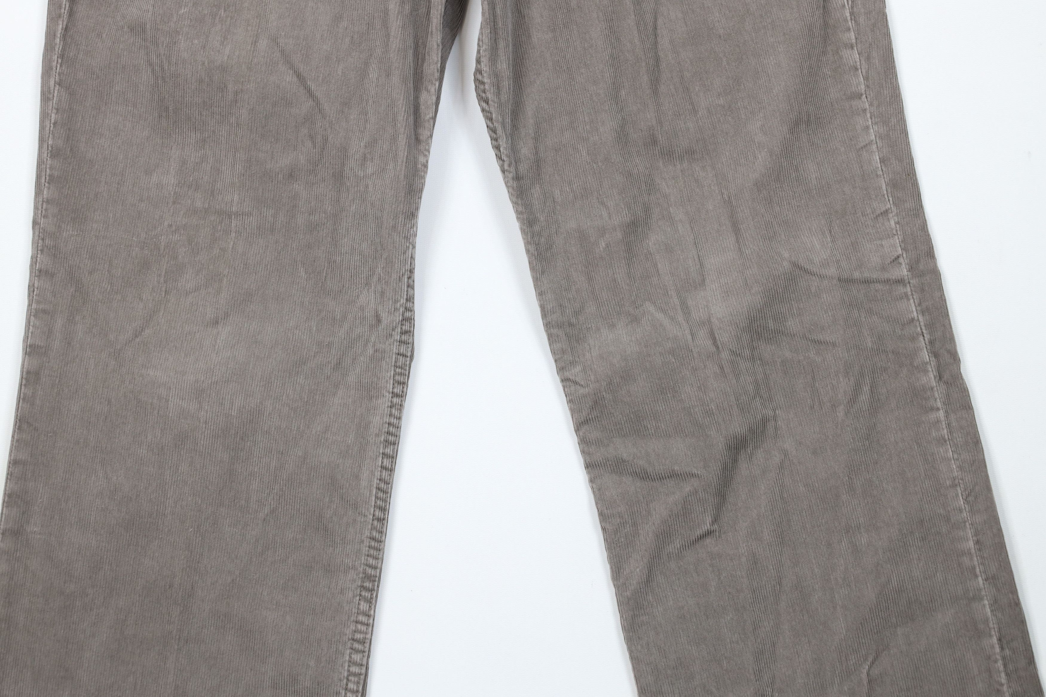 J.Crew × Vintage Vintage J Crew Wide Leg Corduroy Chino Pants Gray Cotton Size US 36 / EU 52 - 3 Thumbnail
