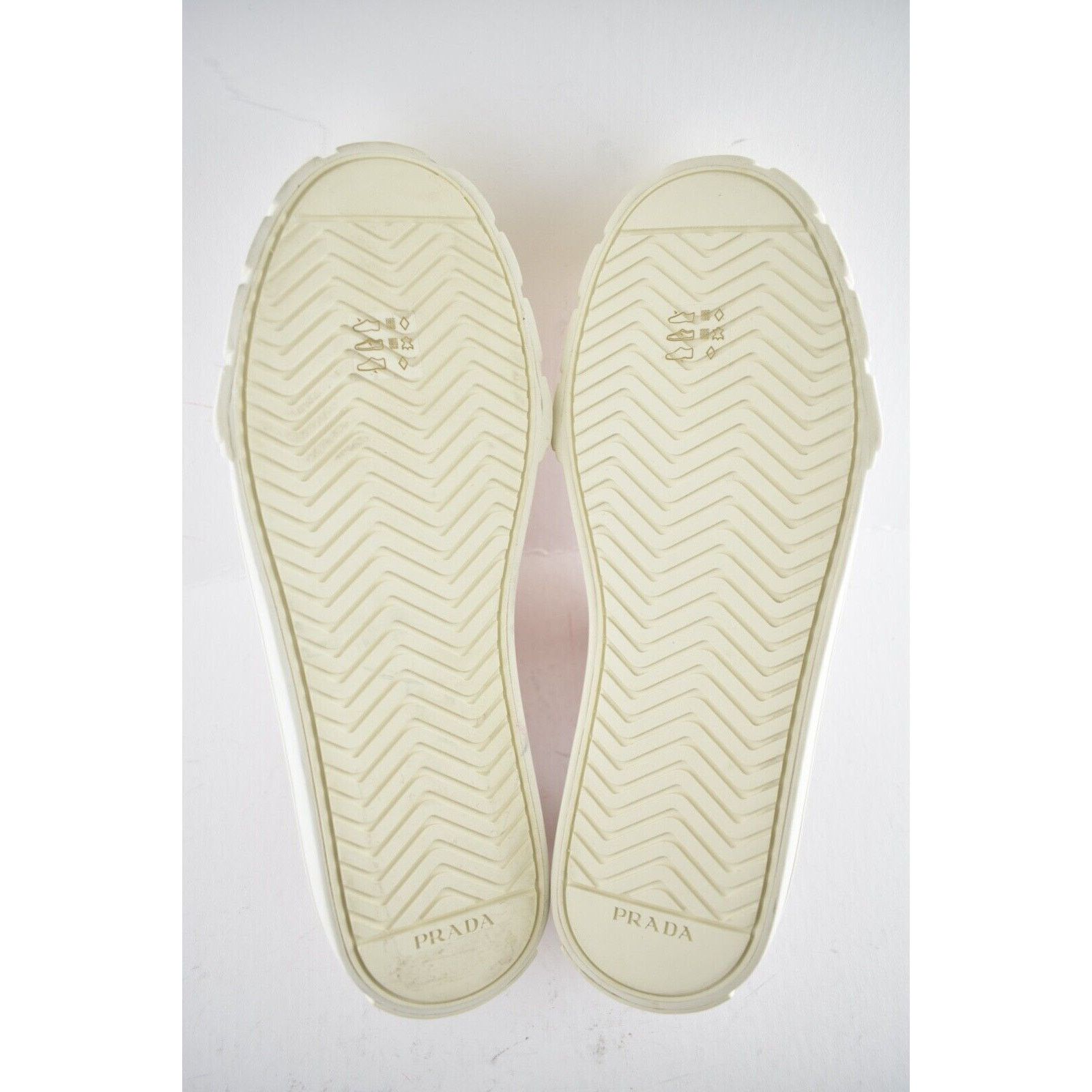 Prada Prada Wheel Pesco Pink Logo Lace Up Tie Flat Low Top Sneaker Size US 7 / IT 37 - 12 Thumbnail