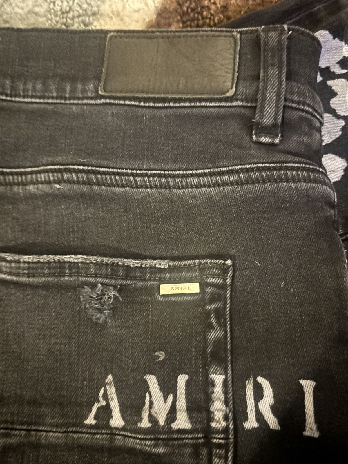 Amiri Amiri Denim Tear Jeans Size US 34 / EU 50 - 4 Thumbnail