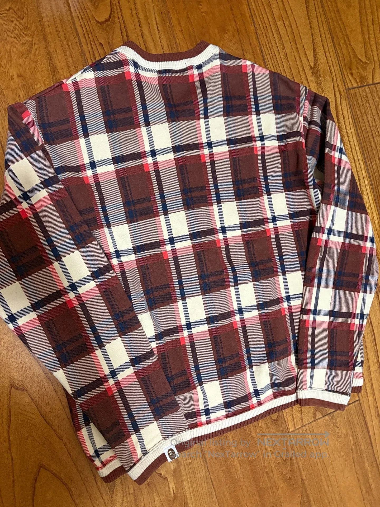 Bape BAPE Kimura Check Collarless Zip Hoodie. Size US M / EU 48-50 / 2 - 3 Thumbnail