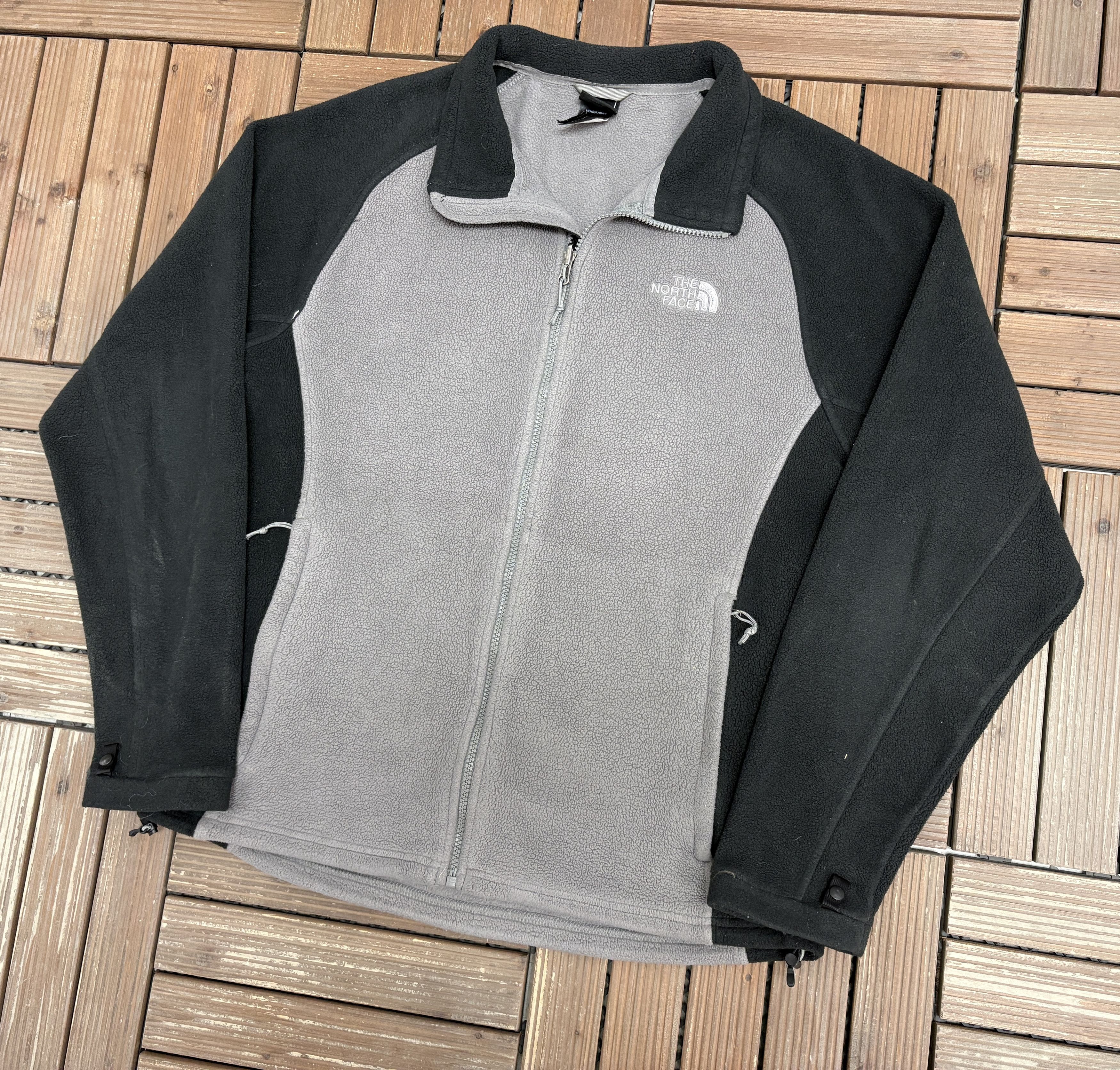 The North Face The North Face Embroidered Vintage Grey Fleece Sweater Size US M / EU 48-50 / 2 - 3 Thumbnail
