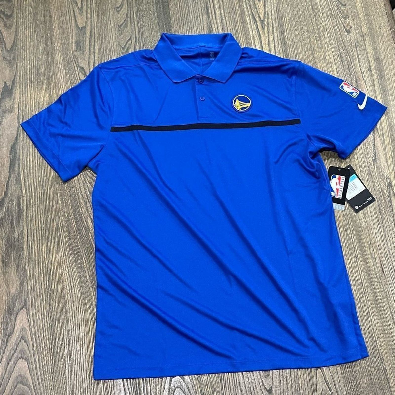 Nike NWT Nike Mens Dri-Fit NBA Golden State Warriors Polo Shirt M Size US M / EU 48-50 / 2 - 1 Thumbnail