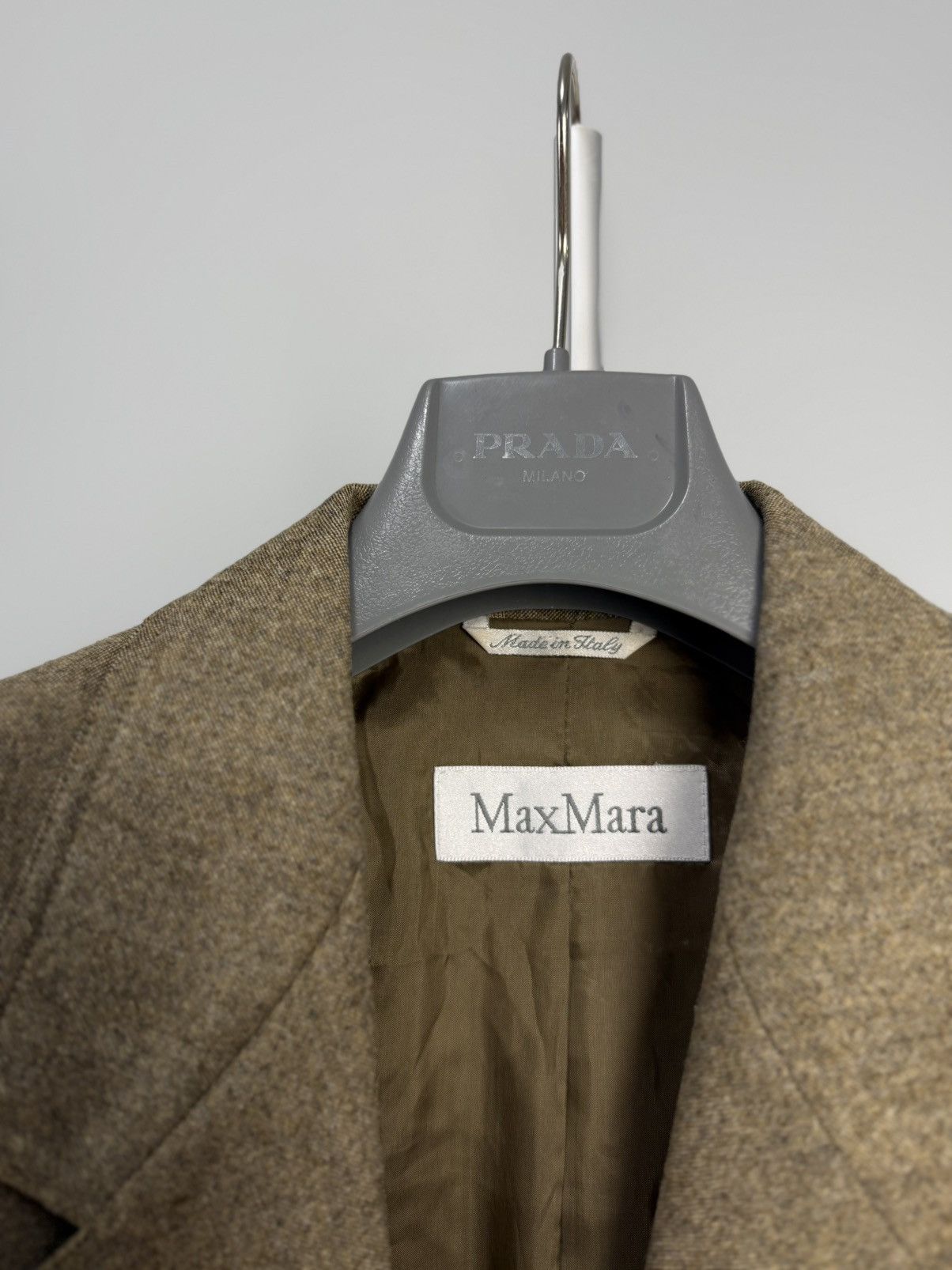 Max Mara Max Mara Coat Pure Virgin Wool Blazer Brown Italy Size M / US 6-8 / IT 42-44 - 9 Thumbnail