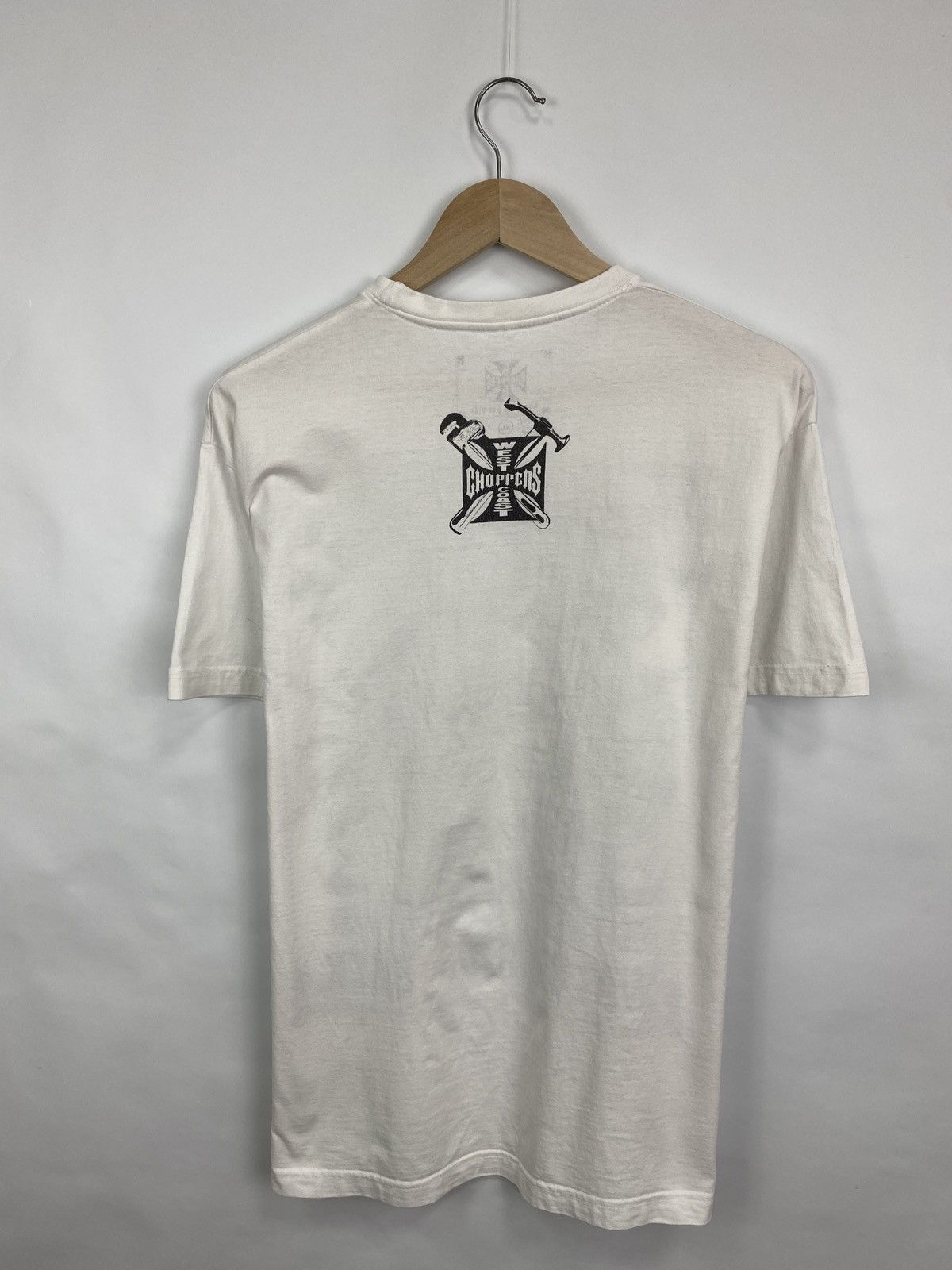 West Coast Choppers 🇺🇸 Vintage Y2K West Coast Choppers Neighborhood Skull T-Shirt Size US XL / EU 56 / 4 - 7 Thumbnail