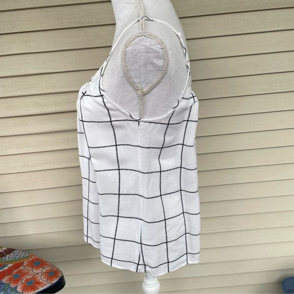 Loft Ann Taylor LOFT Pinstripe Print Tank Top Size MP Size M / US 6-8 / IT 42-44 - 4 Thumbnail
