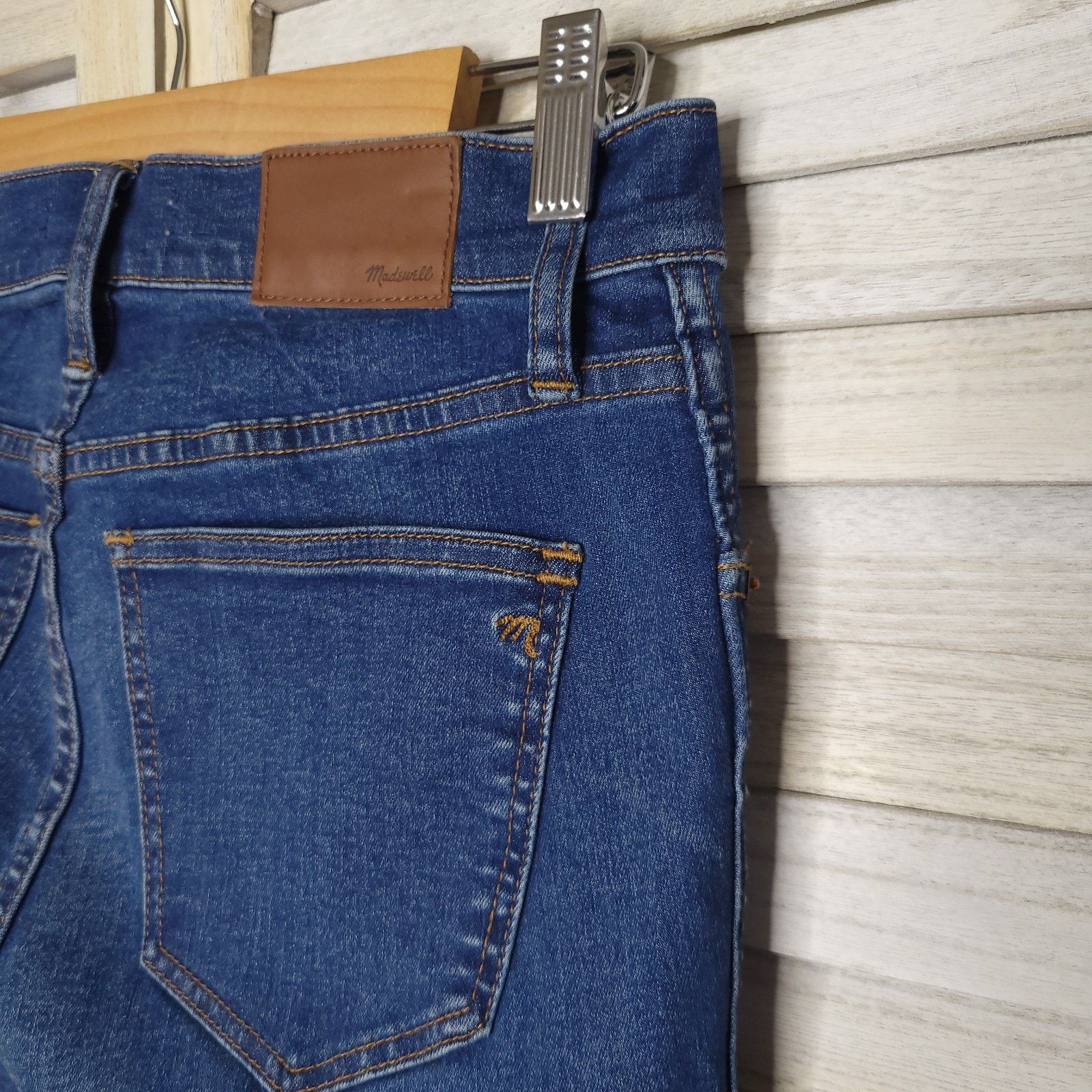 Madewell Madewell 9" High Rise Skinny Blue Jeans Size 26T 26 TALL Size 28" / US 6 / IT 42 - 7 Thumbnail