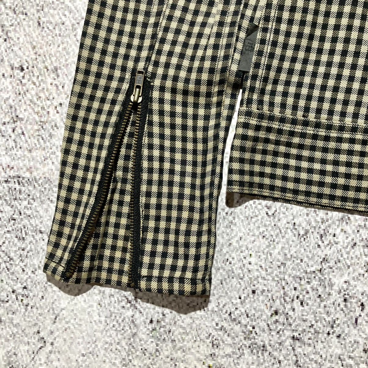 20471120 2000s Ehypenworld Gallery Asymastrical Bikers Jacket Plaid Size US XS / EU 42 / 0 - 17 Thumbnail