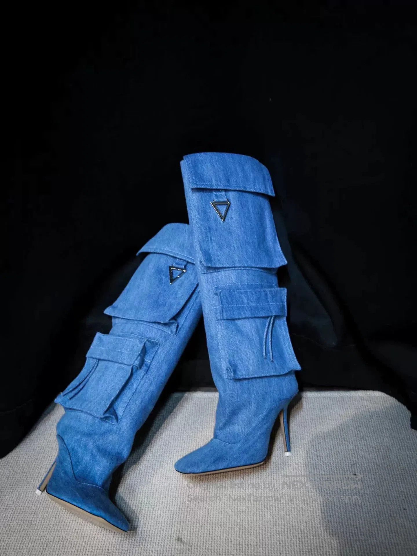 The Attico THE ATTICO Denim Knee. Size US 6 / IT 36 - 2 Thumbnail