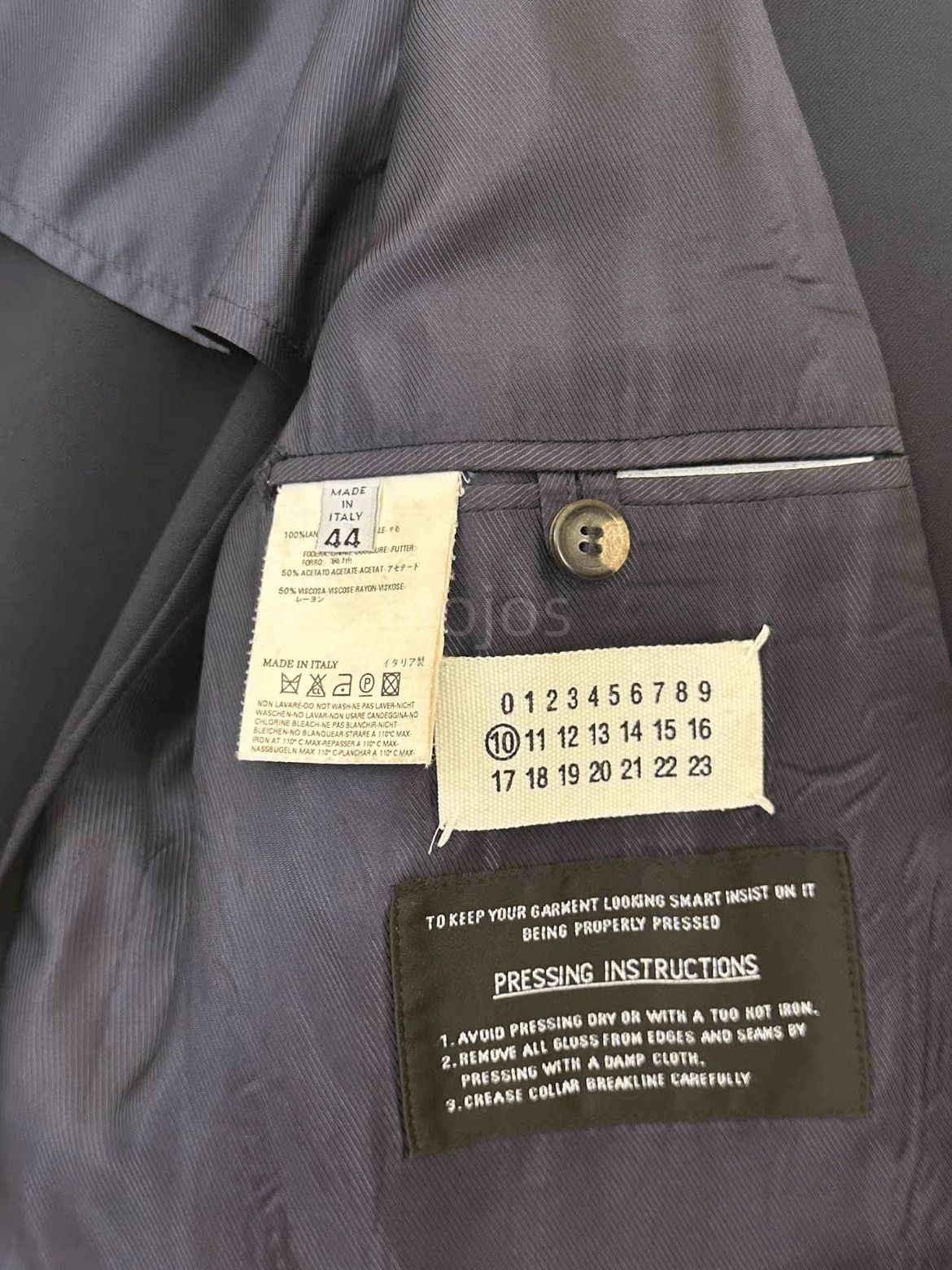 Maison Margiela Sz 44 Maison Margiela 09SS Classic Plain Jacket-2508 Size US S / EU 44-46 / 1 - 7 Thumbnail