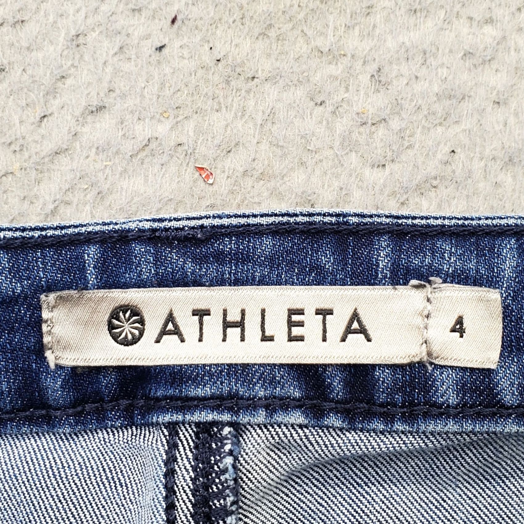 Athleta Athleta Womens 4 Blue Denim Skinny Jeans Stretch 5-Pocket Casual Regular Inseam 29" Size 27" / US 4 / IT 40 - 7 Thumbnail