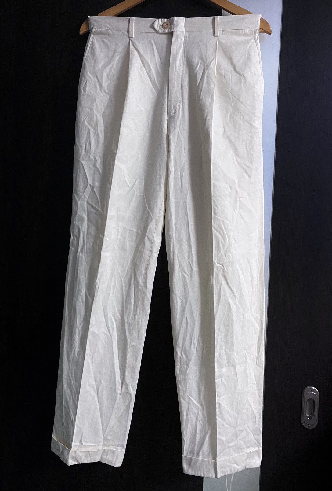 Brioni Roma Beige Pleated Casual Luxury Chino Pants Trousers