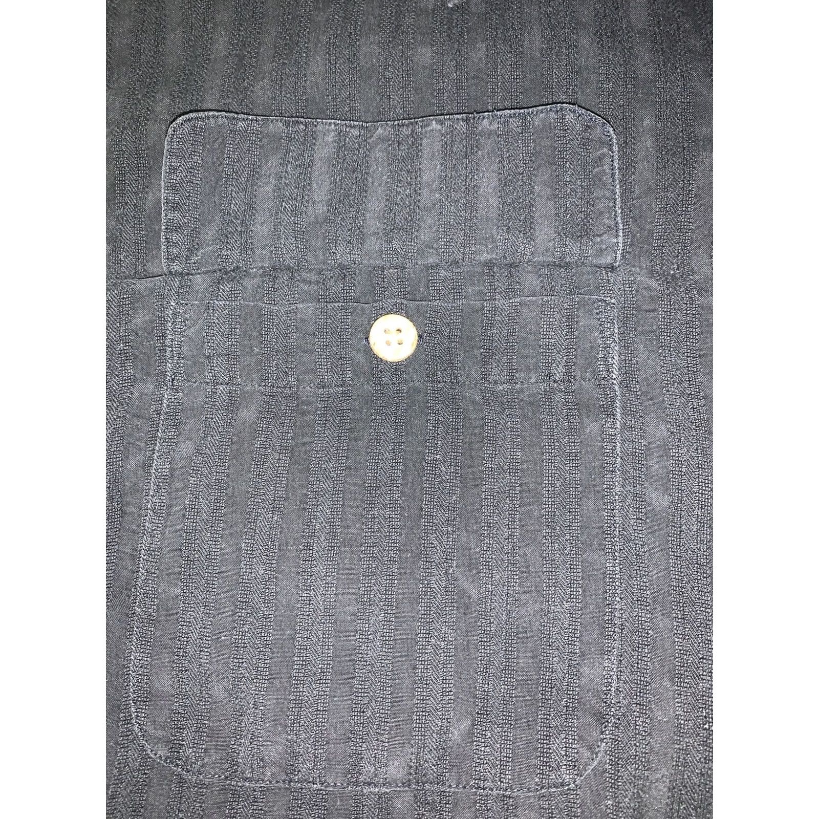 Tommy Bahama VINTAGE: No Tommy Bahama Shirt Men M Black Silk Button-Up 2 Pocket Coconut Embroidered Signature Relax Beach Resort Size US M / EU 48-50 / 2 - 5 Thumbnail