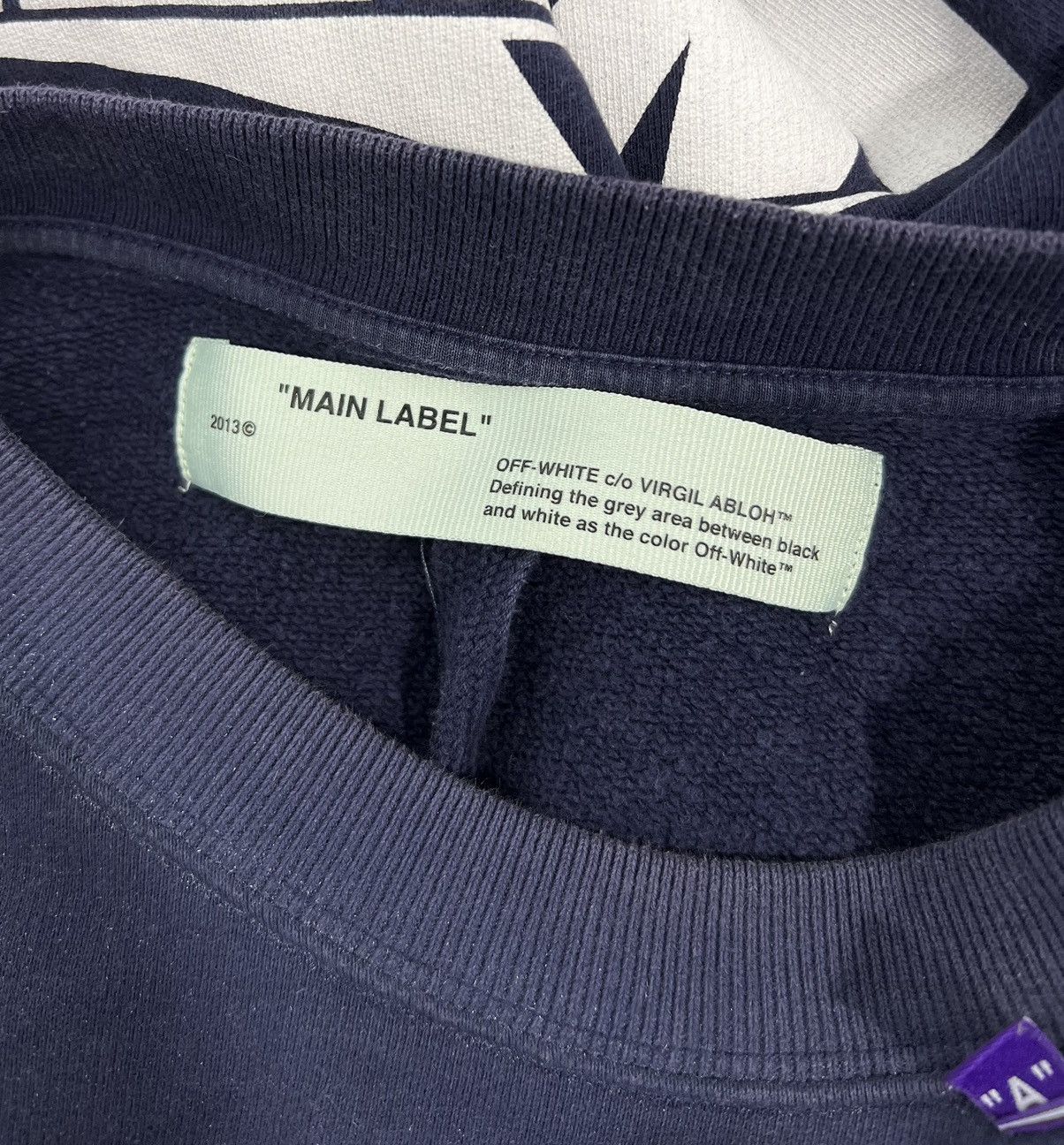 Off-White Sweatshirt Off-White Wing FW18 Big Logo Size US M / EU 48-50 / 2 - 7 Thumbnail