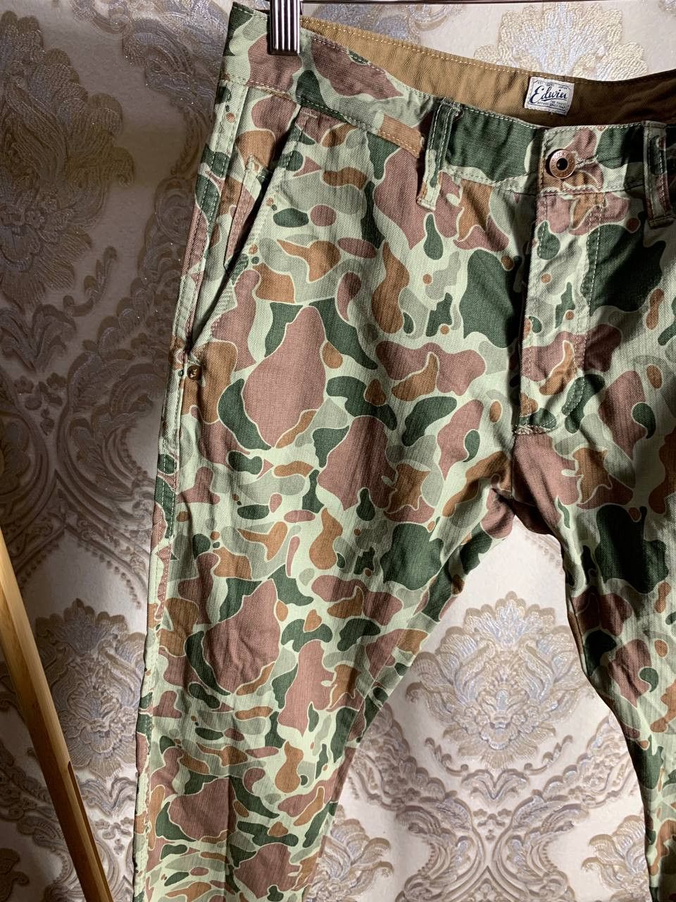 Edwin Vintage Edwin Camo Designer Japanese Brand Military Y2K 90s Size US 32 / EU 48 - 6 Thumbnail
