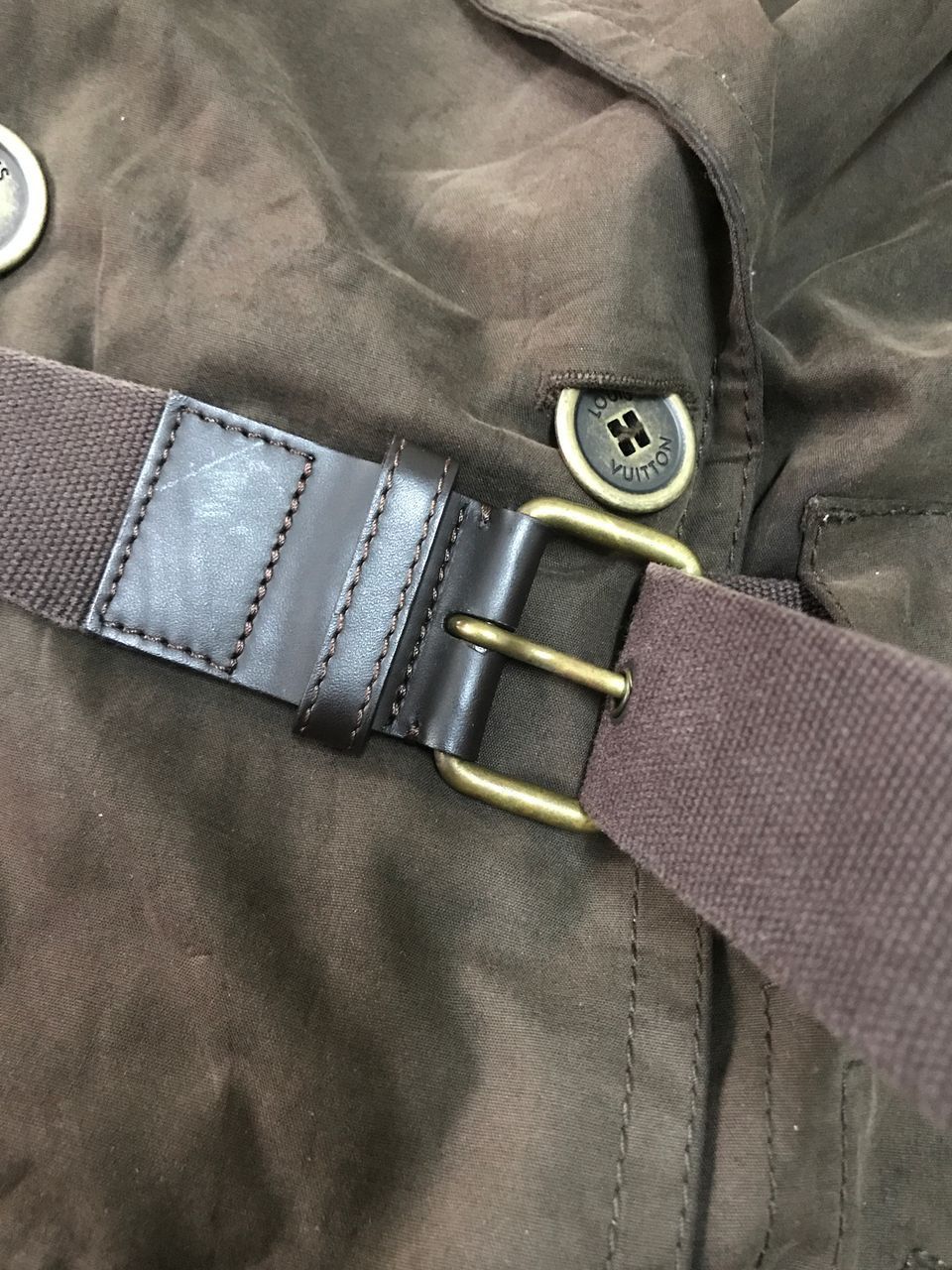Louis Vuitton Vintage Louis Vuitton Trench Jacket Size M / US 6-8 / IT 42-44 - 16 Thumbnail