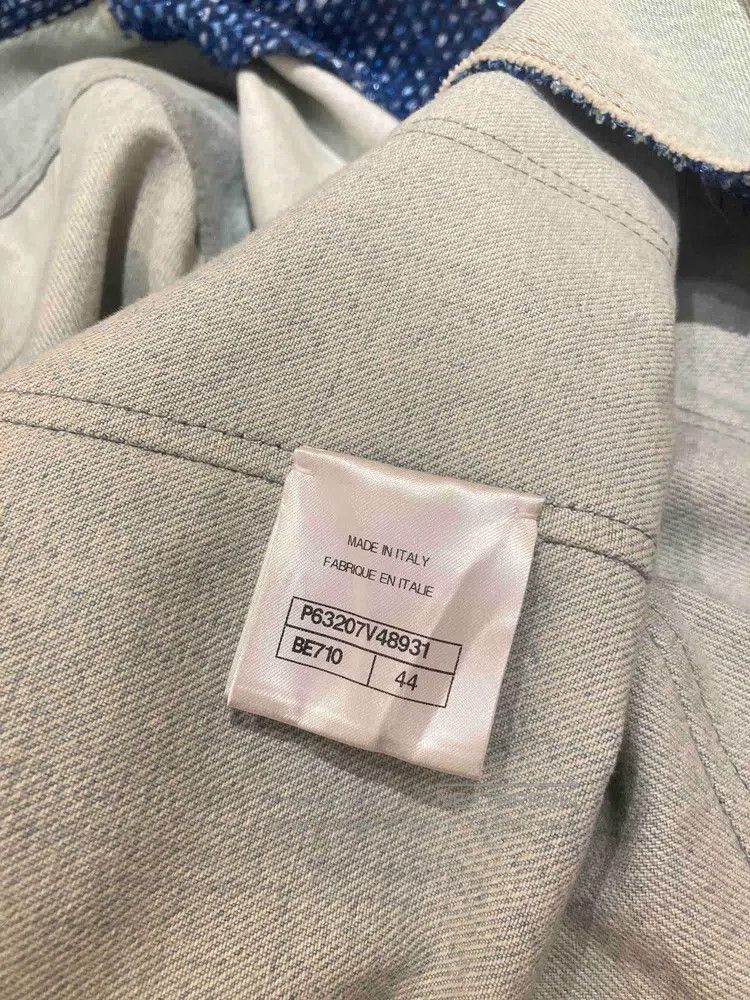 Chanel Chanel Light blue stitched denim jacket Size M / US 6-8 / IT 42-44 - 7 Thumbnail