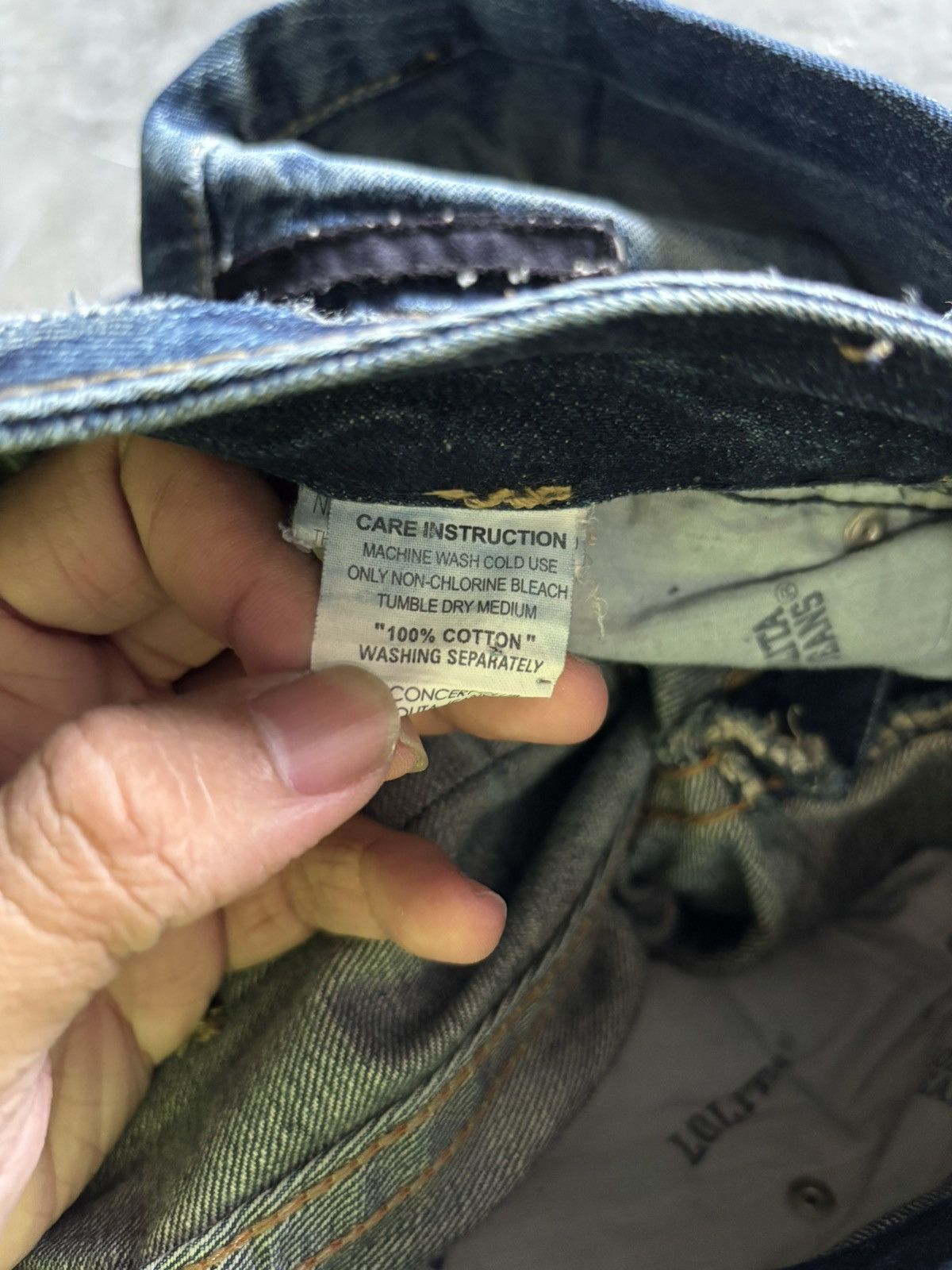 Hysteric Glamour × If Six Was Nine y2k distressed rusty lolita japanese denim Size US 33 - 7 Thumbnail
