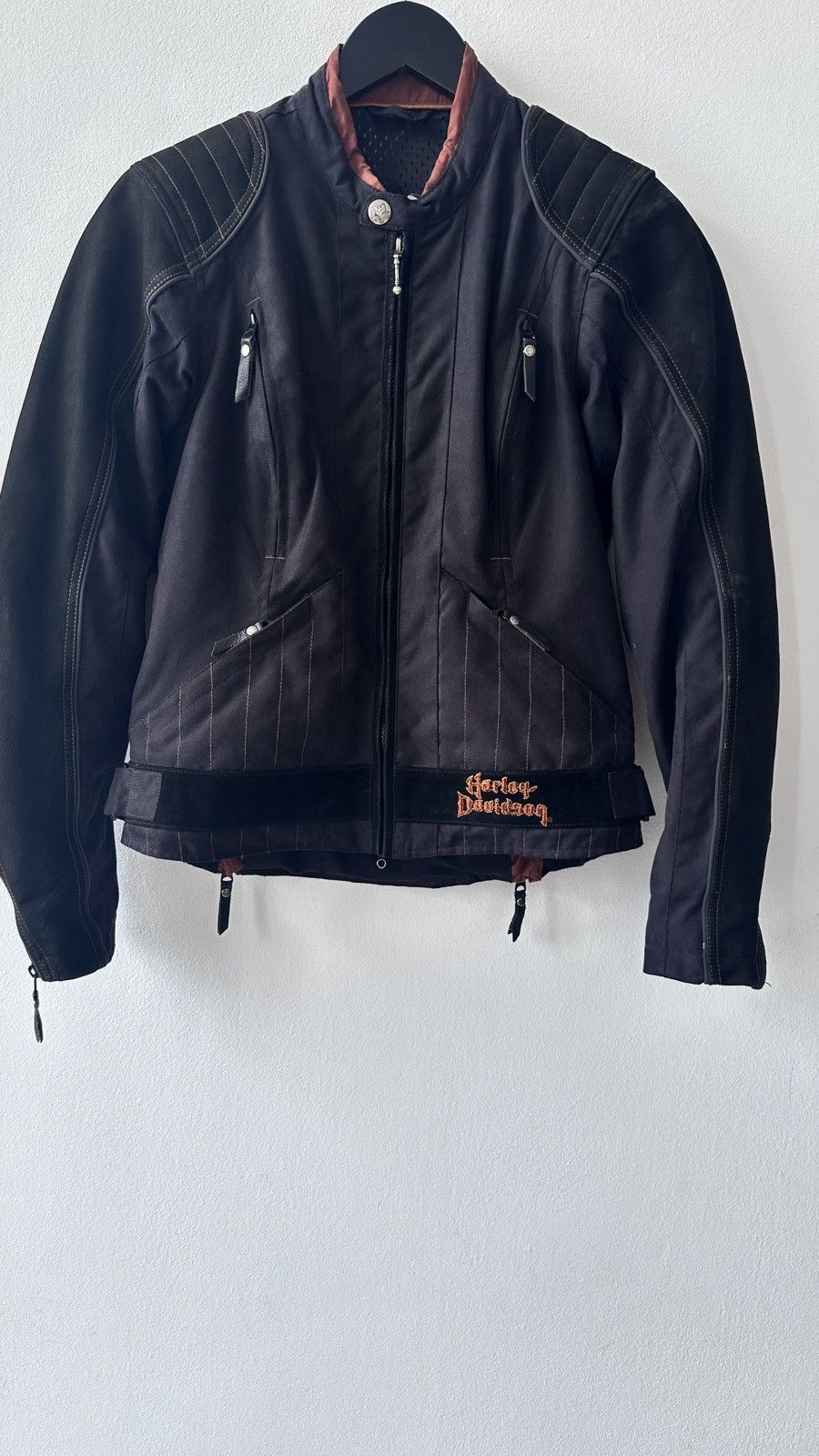 Harley Davidson Harley-Davidson Archival Moto Jacket Black/Copper Embroidery Size S / US 4 / IT 40 - 8 Thumbnail