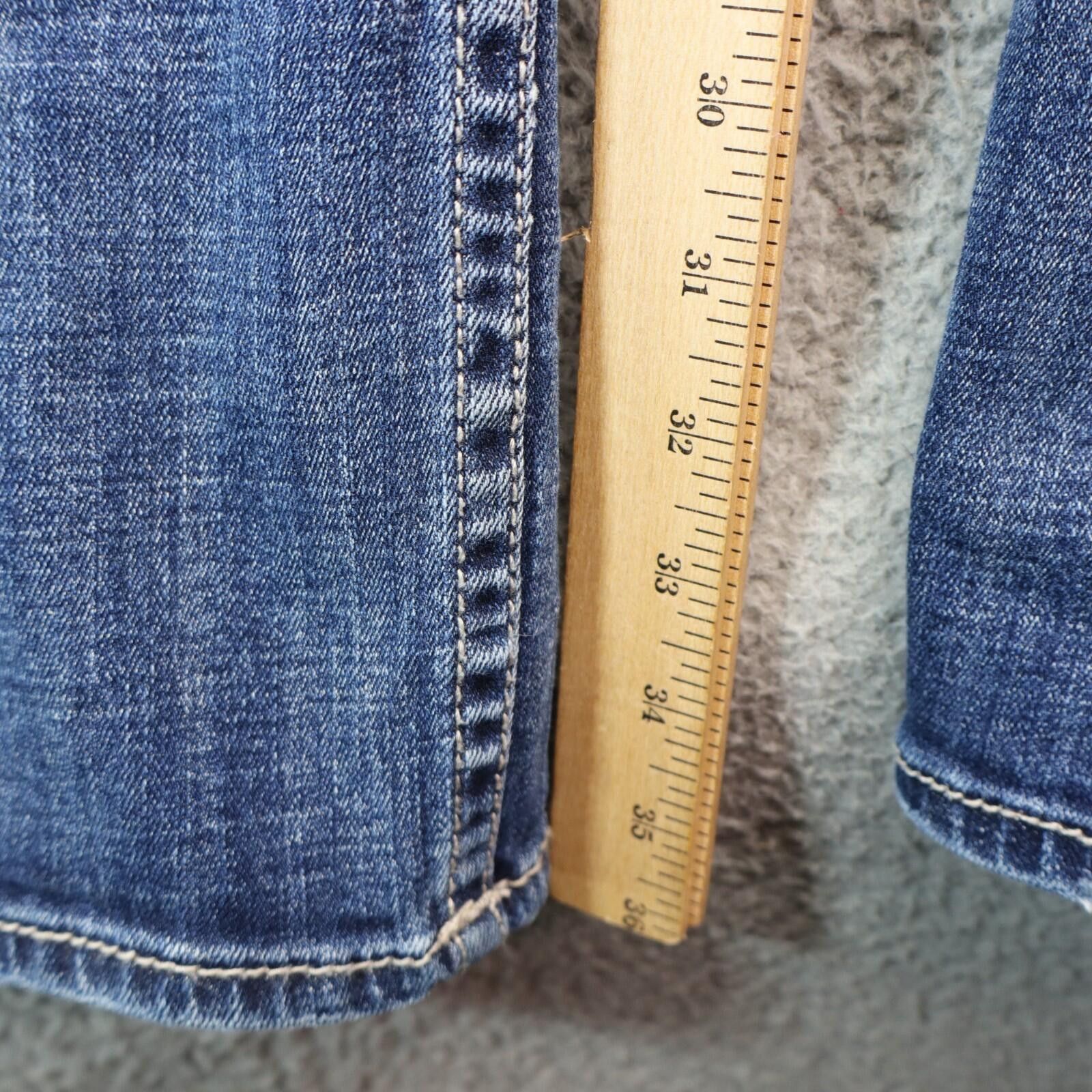 Buckle Black BKE Tyler Jeans Men 38 Blue Bootleg Thick Stitch 38XL Size US 38 / EU 54 - 3 Thumbnail