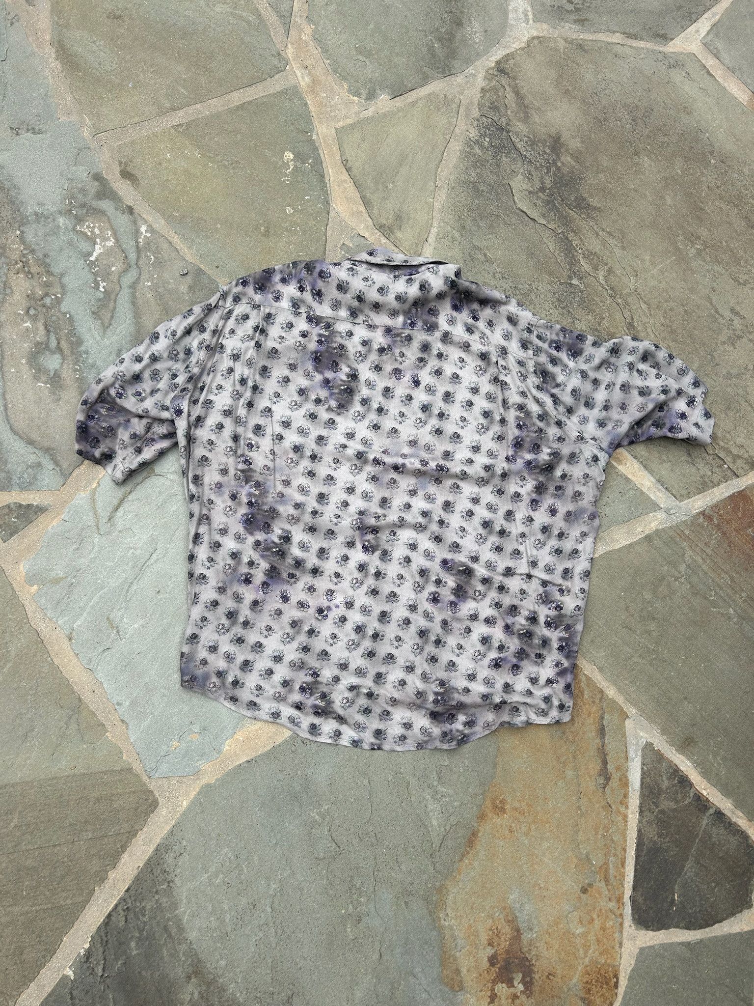 Acne Studios Acne Studios Short Sleeve Button Up Size US M / EU 48-50 / 2 - 2 Thumbnail