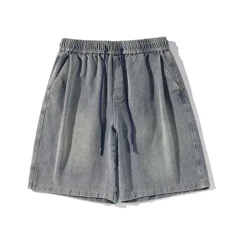 Japanese Brand × Jean Retro loose straight denim shorts Size US 32 / EU 48 - 5 Thumbnail