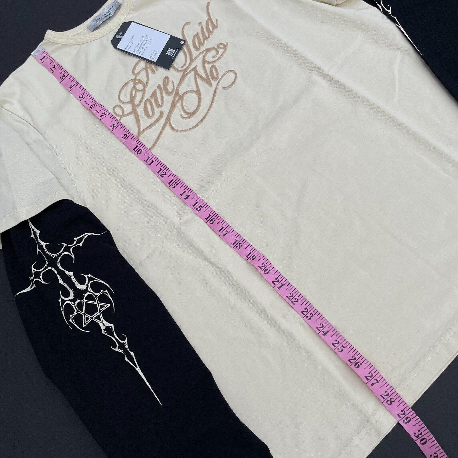 Midnight Studios Midnight Studios Shane Gonzales Love Said Layered Longsleeve Size US L / EU 52-54 / 3 - 5 Thumbnail