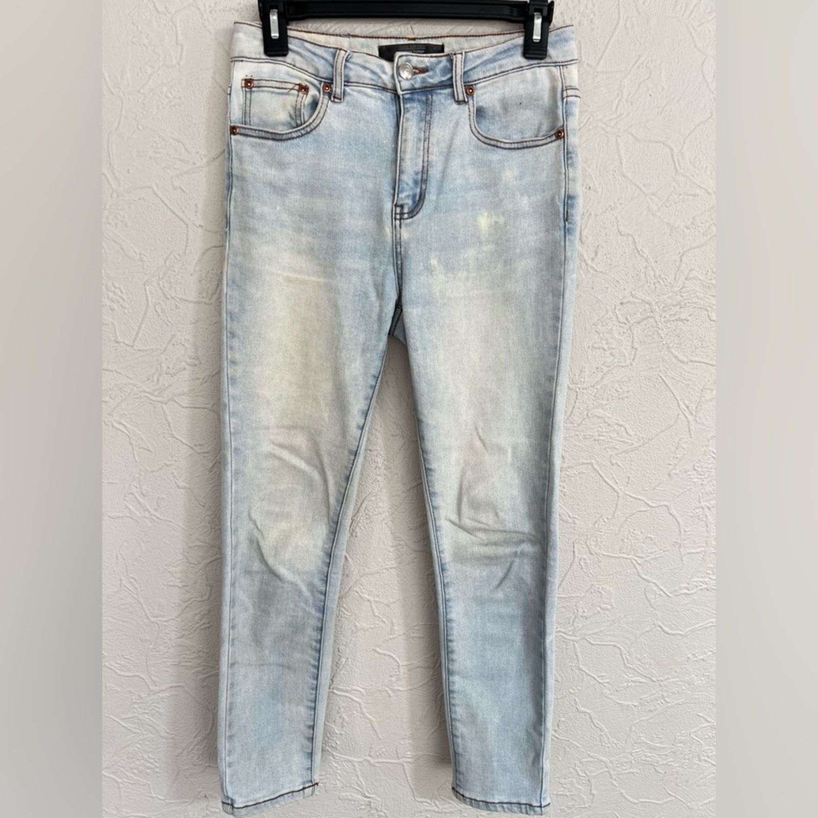 Other Monkey Ride Jeans High-Rise Light Wash Skinny Jeans 7/28 Size 28" / US 6 / IT 42 - 1 Thumbnail