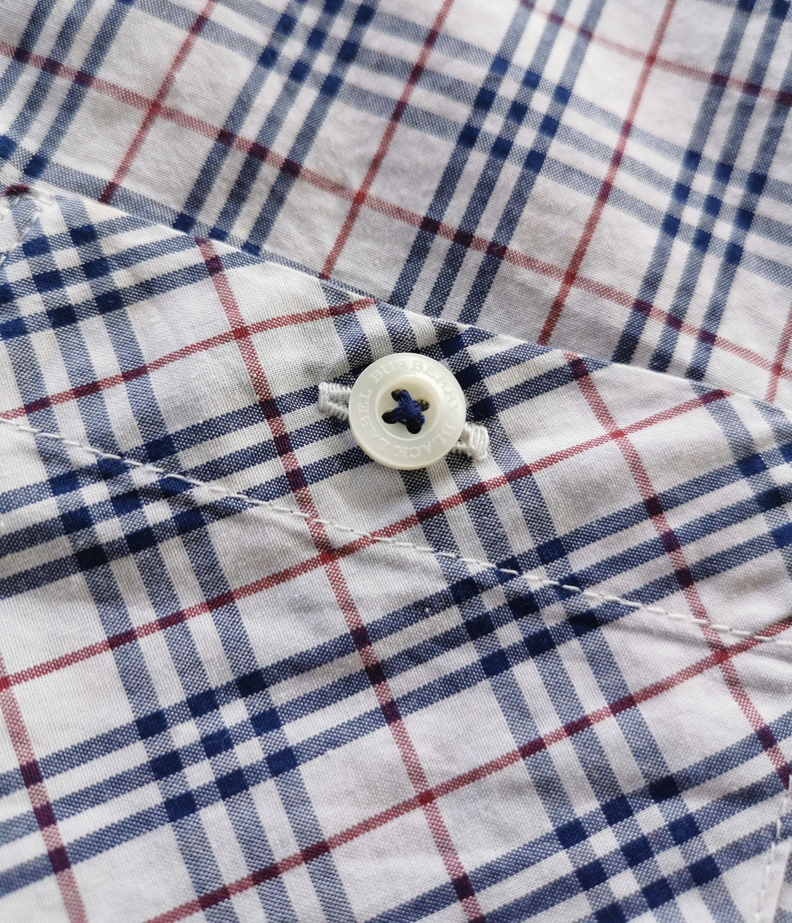 Burberry Burberry Nova Check Raglan Button Up Shirts Size US M / EU 48-50 / 2 - 8 Thumbnail