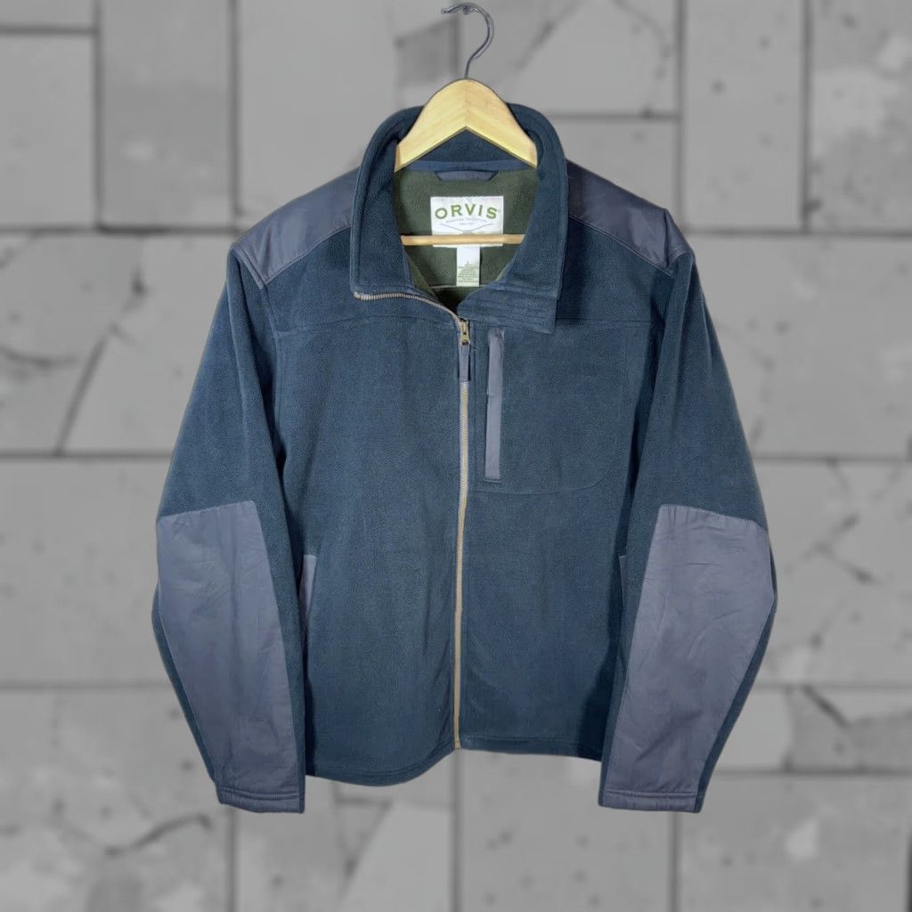 Orvis Orvis Jacket Mens L Blue Soft Shell Fleece Regular Size Size US L / EU 52-54 / 3 - 1 Thumbnail