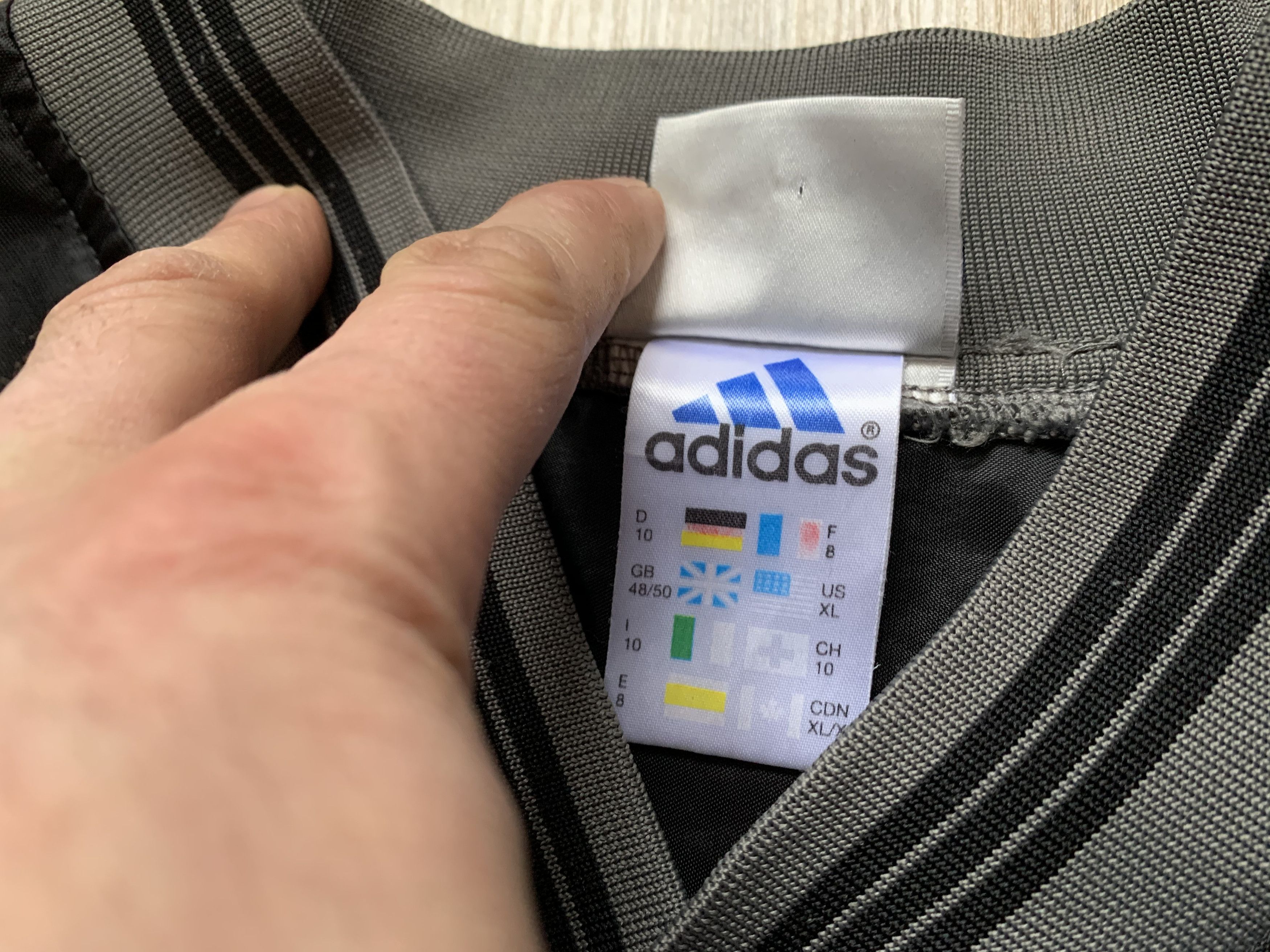 Adidas × Vintage Vintage Mesh Stripe Adidas Jersey Size US XL / EU 56 / 4 - 8 Thumbnail