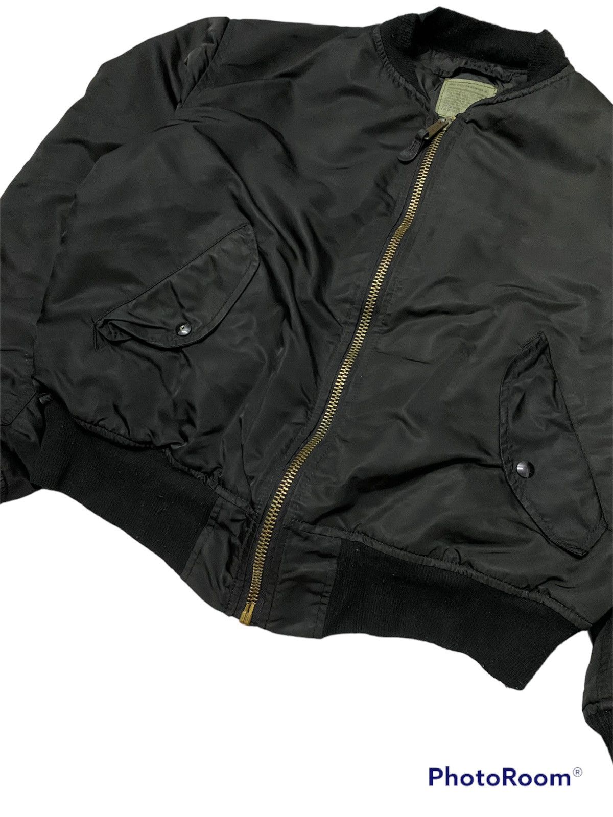 Alpha Industries × Vintage Alpha Industries Bomber Jacket MA-1 Size US L / EU 52-54 / 3 - 2 Thumbnail