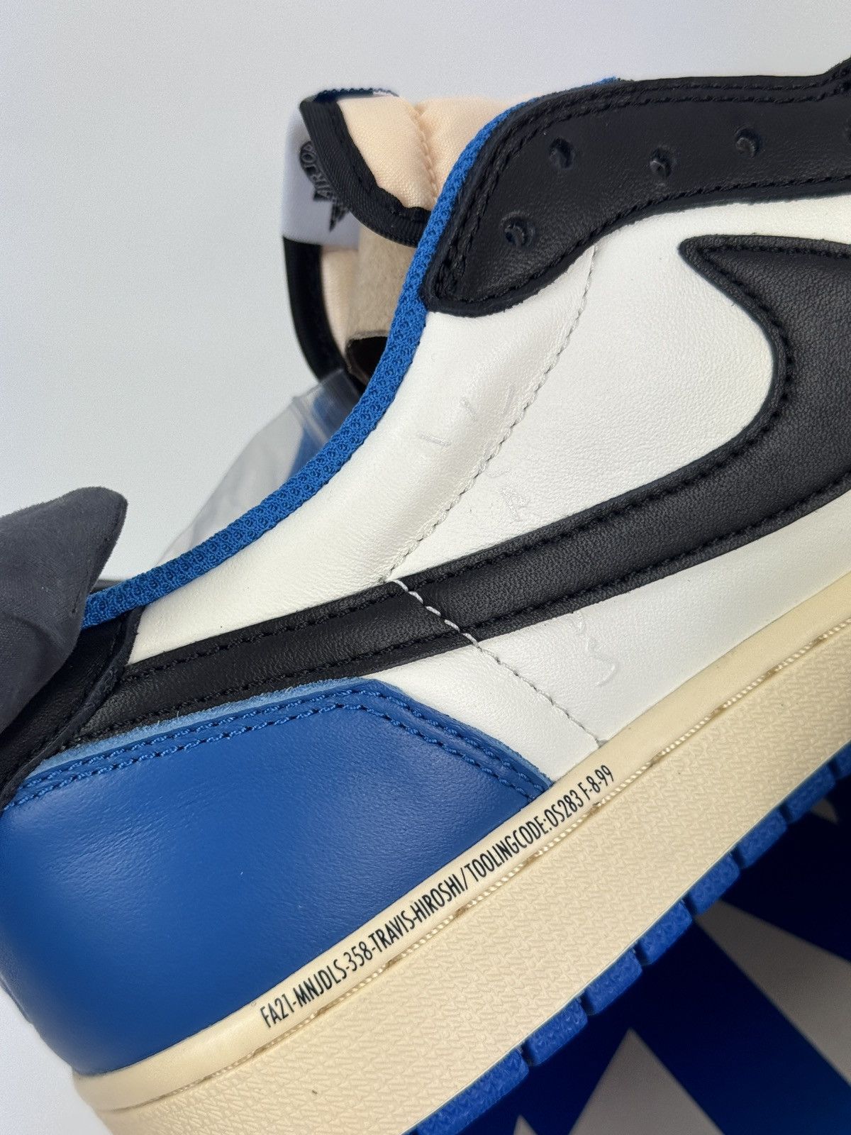 Nike × Travis Scott JORDAN 1 RETRO LOW FRAGMENT X TRAVIS SCOTT SNEAKERS Size US 11 / EU 44 - 8 Thumbnail