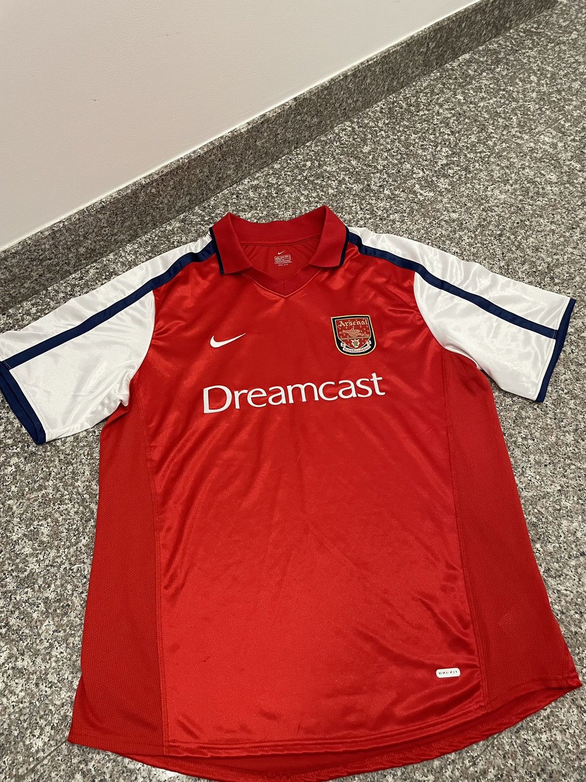 Nike × Vintage Jersey Nike Arsenal Dreamcast 00s Vintage Very Rare
