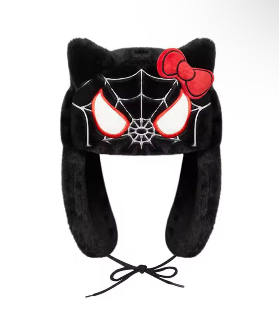 Other Y2K Punk Hello Kitty Spider Ushanka Autumn Winter Warm Hat Size ONE SIZE - 1 Thumbnail