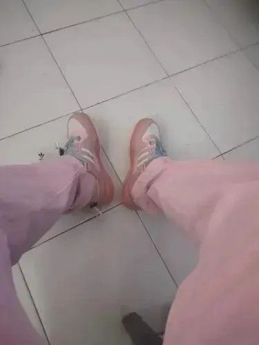 Other Classic Style Pink Straight Denim Trousers Size US 30 / EU 46 - 3 Thumbnail