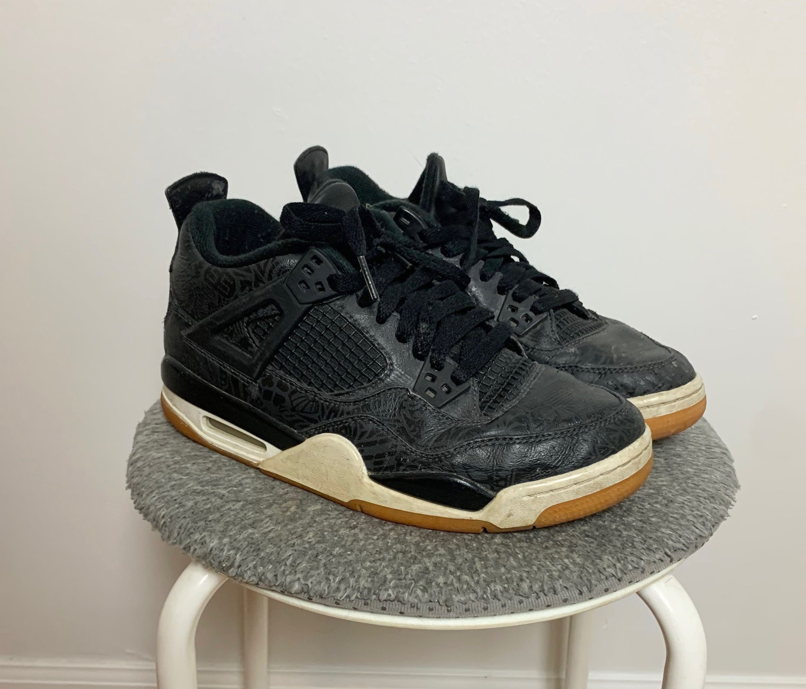 Jordan Brand × Nike Jordan 4 Laser Sneakers Size US 6.5 / EU 39-40 - 1 Thumbnail