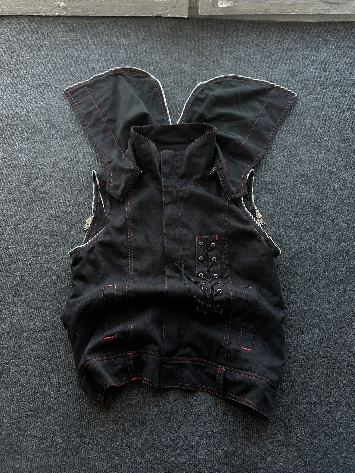 Other OPIUM ZIP🚨 AVANT-GARDE RARE ZIP Y2K gothic IFSIXWASNINE Size M / US 6-8 / IT 42-44 - 1 Thumbnail