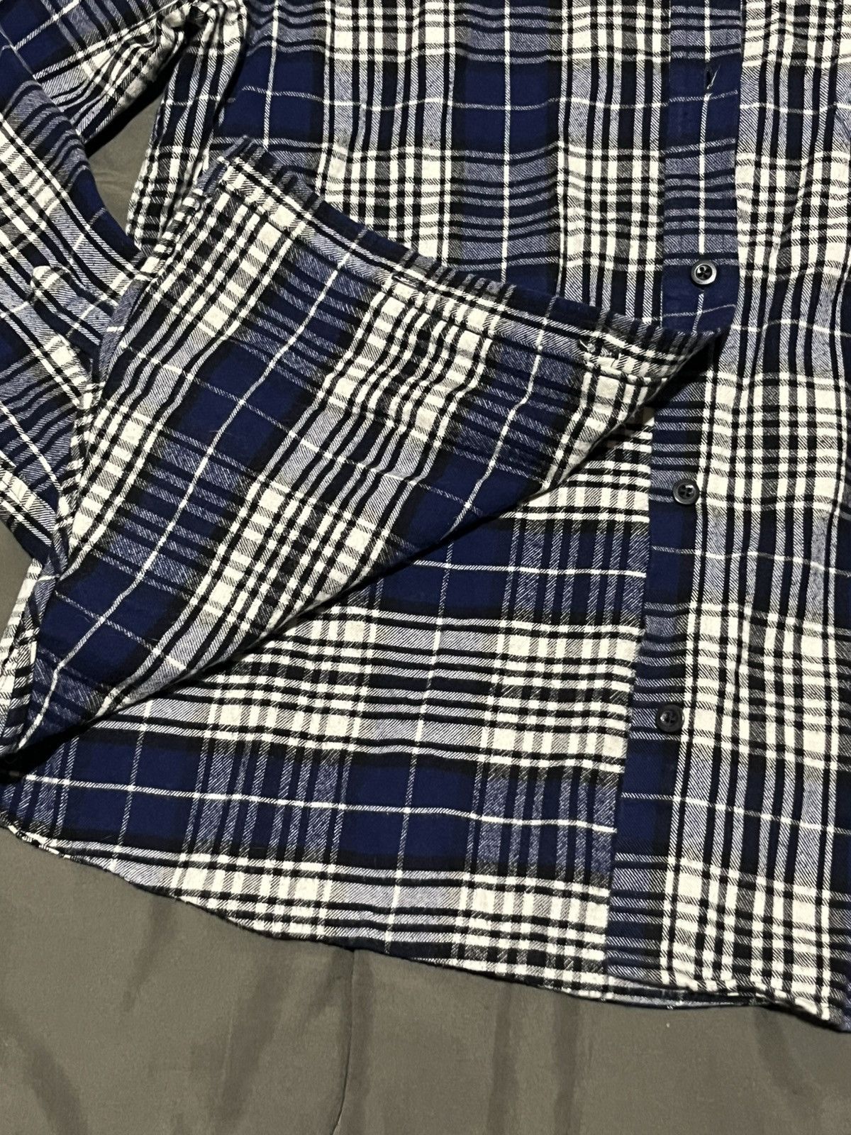 L.L. Bean Blue L.L. Bean Flannel Size US L / EU 52-54 / 3 - 4 Thumbnail