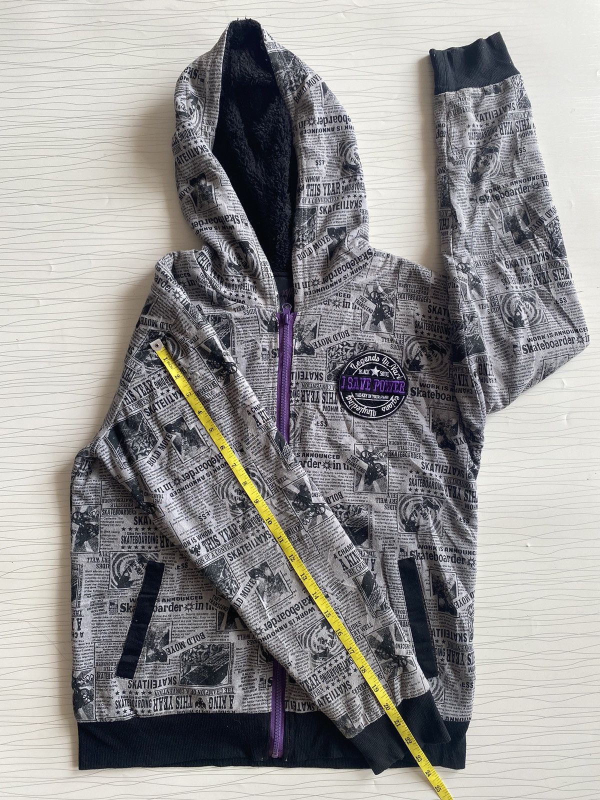 If Six Was Nine × Japanese Brand Japanese Begum Aop Fleece Hooded Zip Size US M / EU 48-50 / 2 - 16 Thumbnail