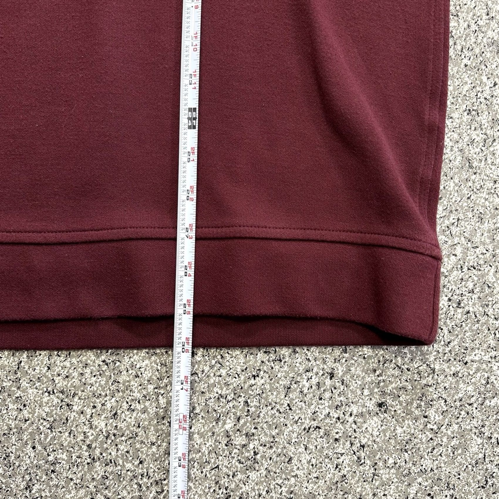 Tasso Elba Tasso Elba Mens XL Quarter Zip Pullover Mock Neck Cotton Polyester Maroon Red Sweater Size US XL / EU 56 / 4 - 4 Thumbnail