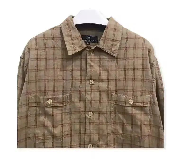 Flannel Vintage Regal Friend Plaid Tartan Flannel Size US M / EU 48-50 / 2 - 2 Thumbnail