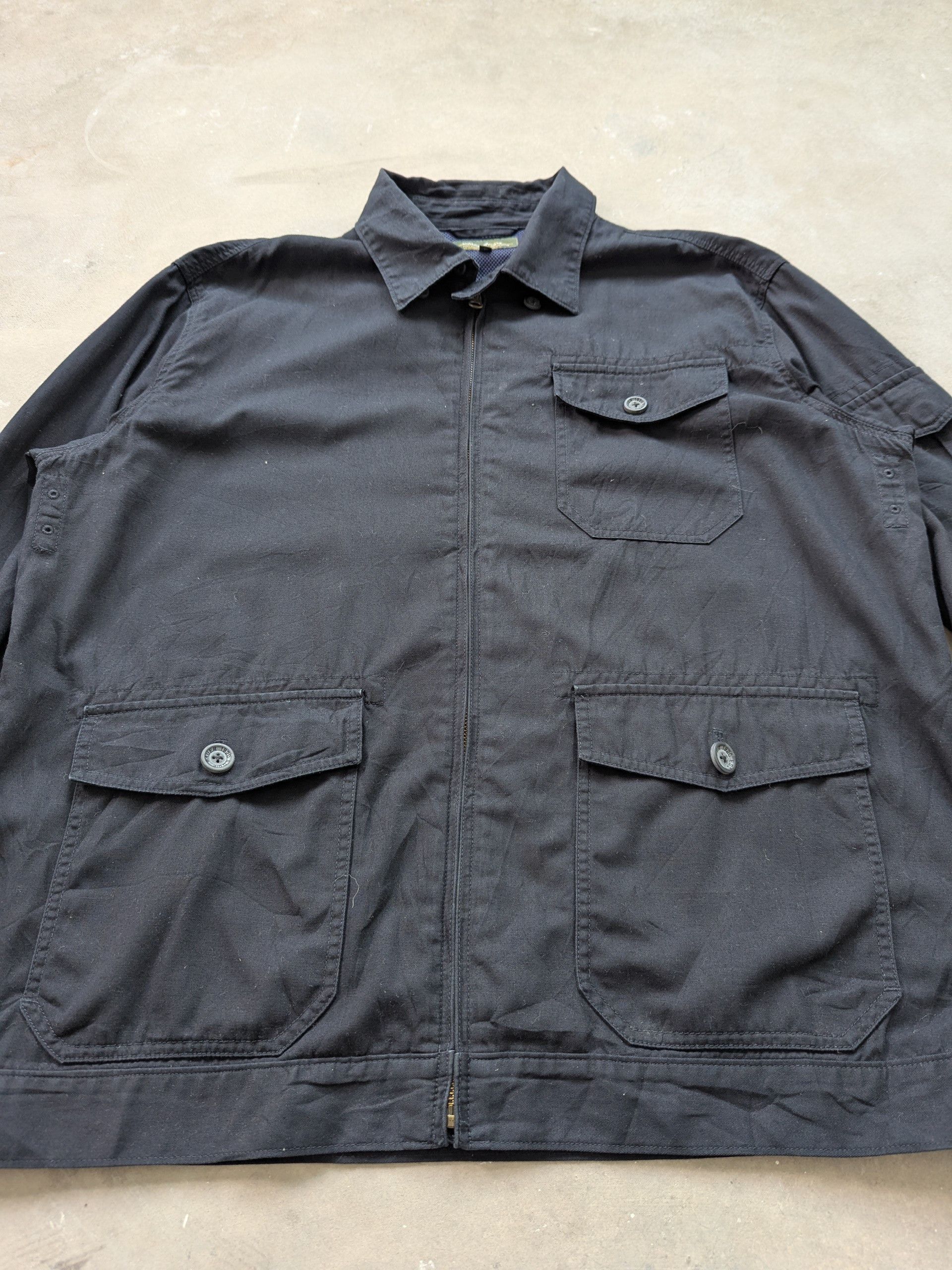 Eddie Bauer × Vintage Vintage 1990s Eddie Bauer Workers Jacket Black Size US XL / EU 56 / 4 - 7 Thumbnail