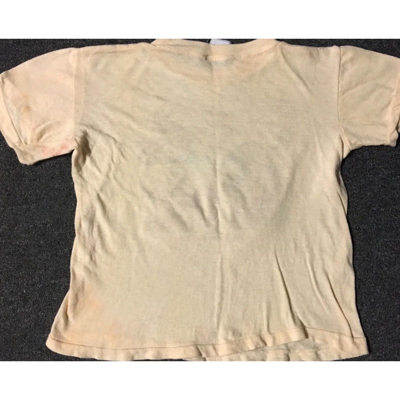 Vintage VINTAGE Go Kiss A Moose Alaska Faded Shirt XS Beige/Beige T-Shirt Women Short Sleeve 70s 80s 90s Grunge Biker Humor Novelty Retro Rockabilly Size XS / US 0-2 / IT 36-38 - 2 Thumbnail