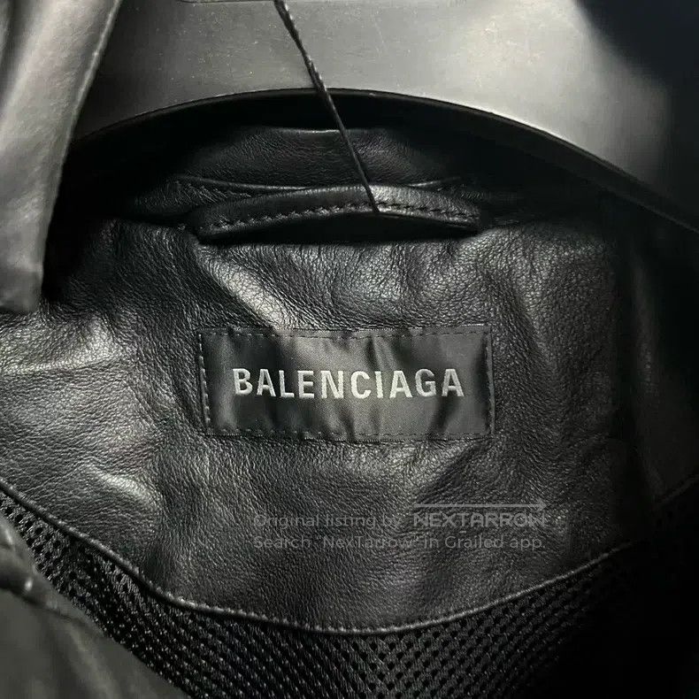 Balenciaga Balenciaga Color Blocked Lettering Logo Printed Hooded Lea Size US M / EU 48-50 / 2 - 2 Thumbnail