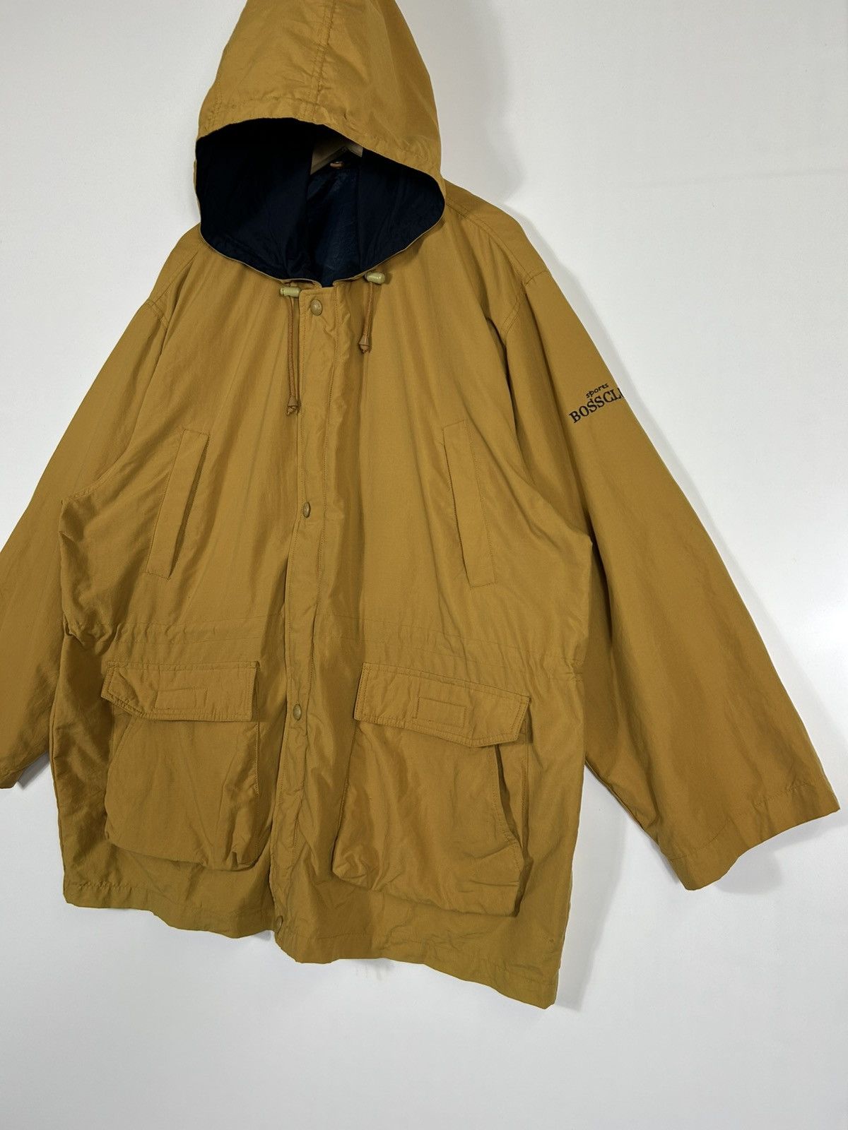 Japanese Brand × Vintage ⚡️Vintage Boss Club Hooded Zipper Parka Jacket Size US L / EU 52-54 / 3 - 3 Thumbnail